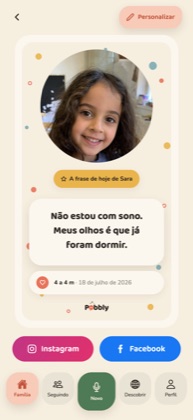 O cartão Pobbly