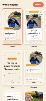 Kilka stylów karty