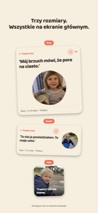 Widżet w trzech rozmiarach