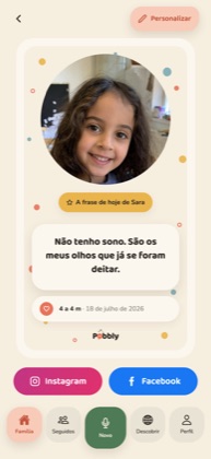 O cartão Pobbly